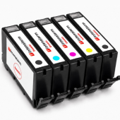  5 XL Druckerpatronen Basic ersetzt Canon PGI-550 XL und CLI-551 XL Serie 